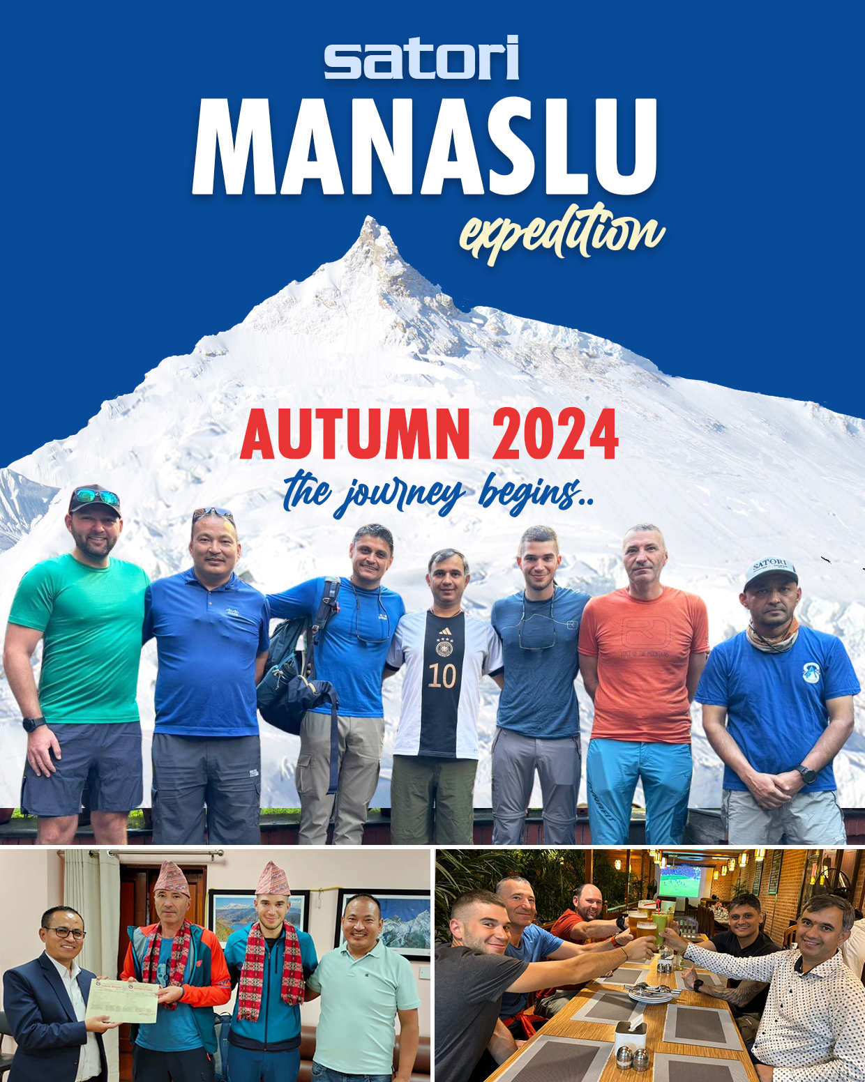 Manaslu Expedition Autumn 2024, begins