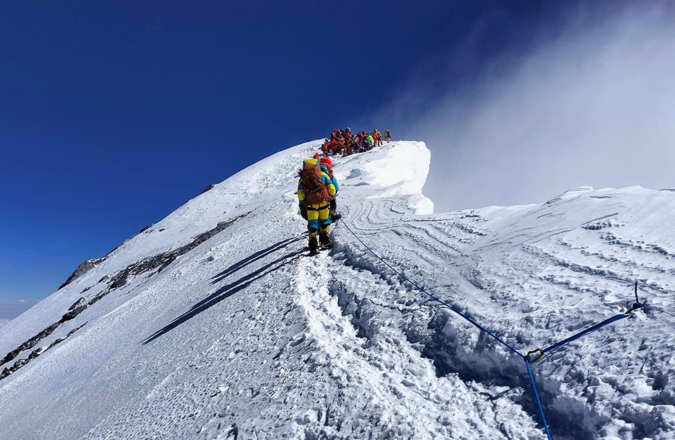 Way to everest summit