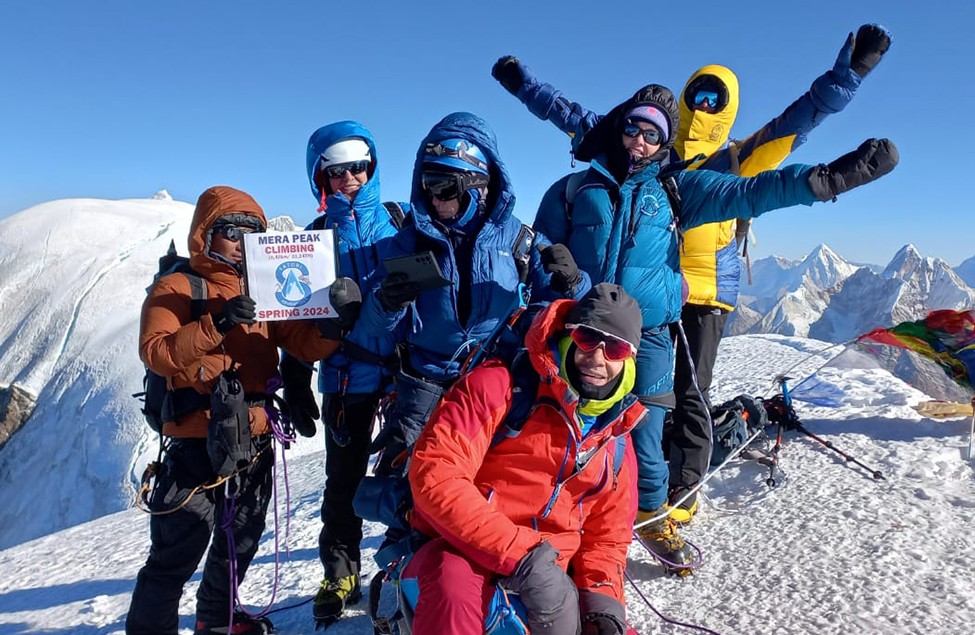 Mera Peak Spring 2024 summit