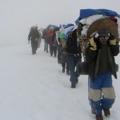 Mera la pass group Photo for Baruntse expedition  