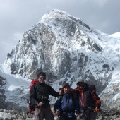 Group Photo at Pumori Base Camp 